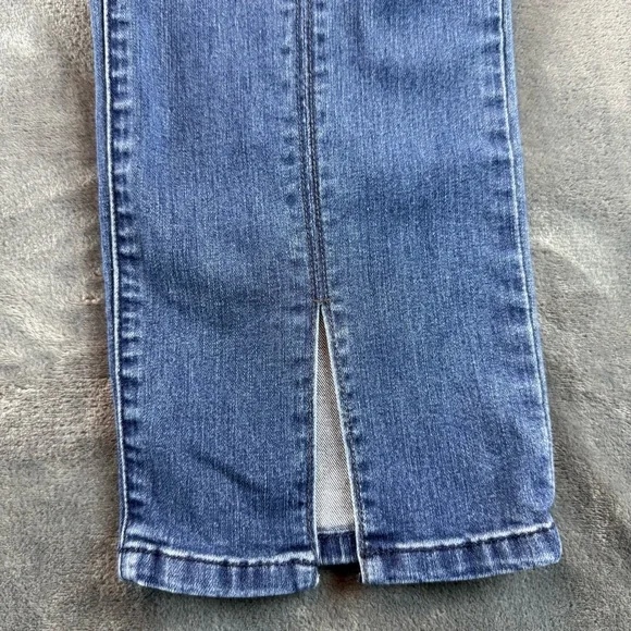 Democracy Women's Jeans "Ab Solution" Size 14 Split Hem Straight Leg - Picture 5 of 10
